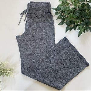 Shimmer Grey Wide Leg Lounge Pants